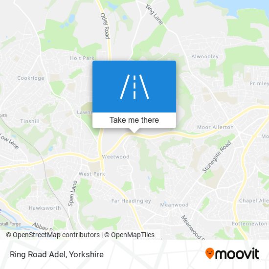 Ring Road Adel map