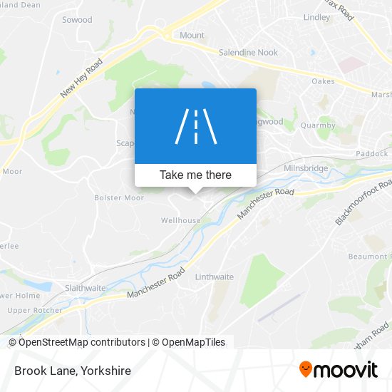 Brook Lane map