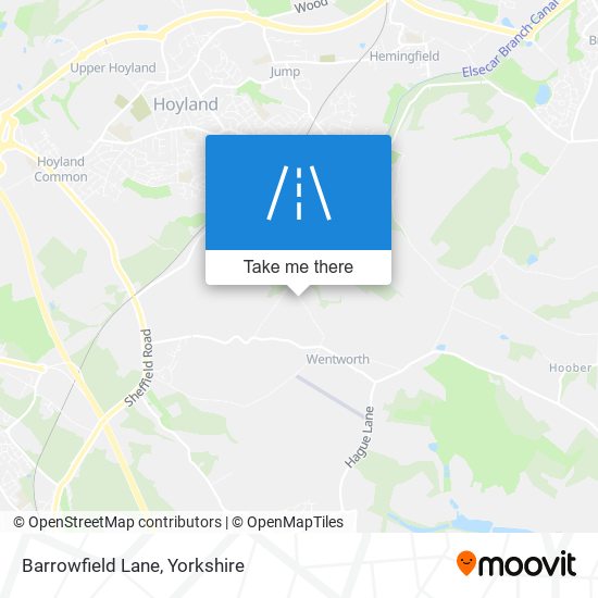 Barrowfield Lane map
