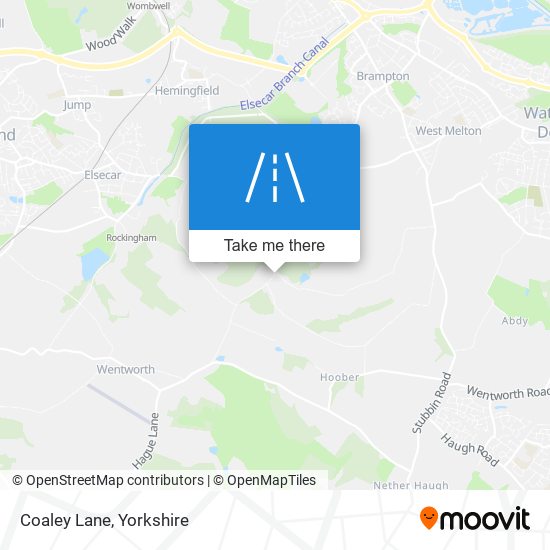 Coaley Lane map