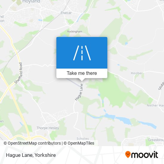 Hague Lane map