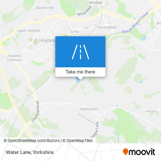 Water Lane map