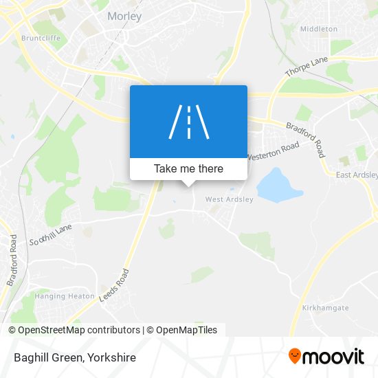 Baghill Green map