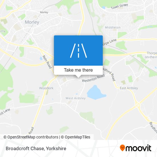 Broadcroft Chase map
