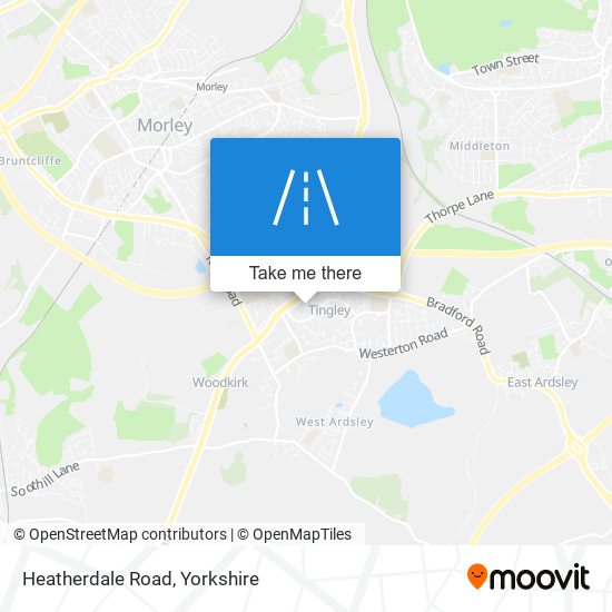 Heatherdale Road map