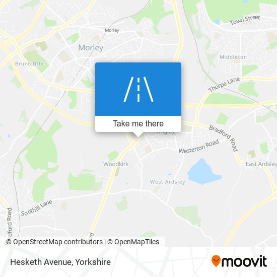 Hesketh Avenue map