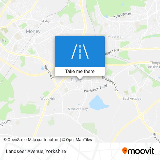 Landseer Avenue map