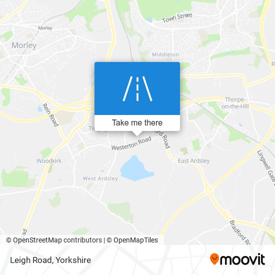 Leigh Road map