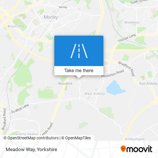 Meadow Way map
