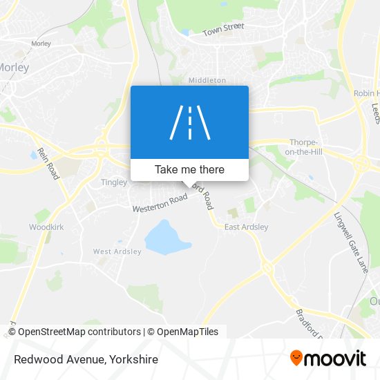 Redwood Avenue map