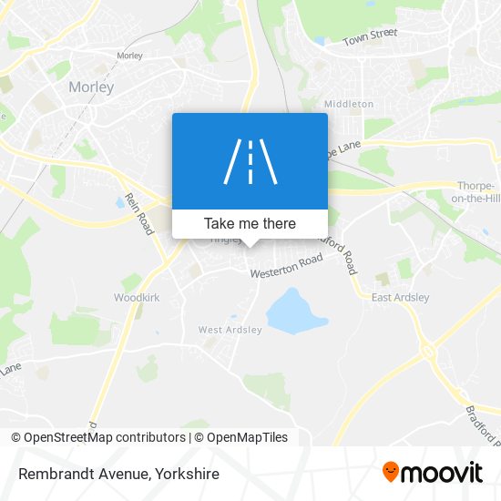Rembrandt Avenue map