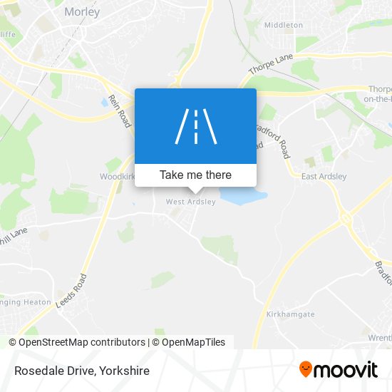 Rosedale Drive map