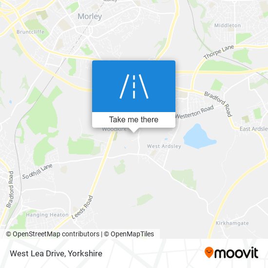 West Lea Drive map