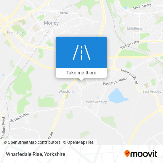 Wharfedale Rise map