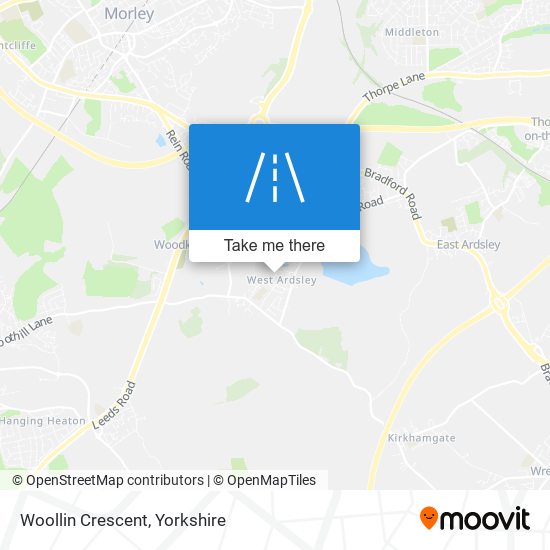 Woollin Crescent map