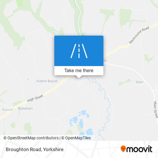 Broughton Road map