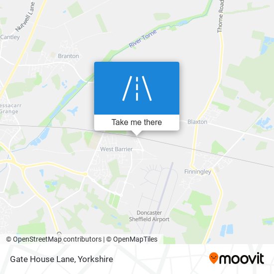 Gate House Lane map