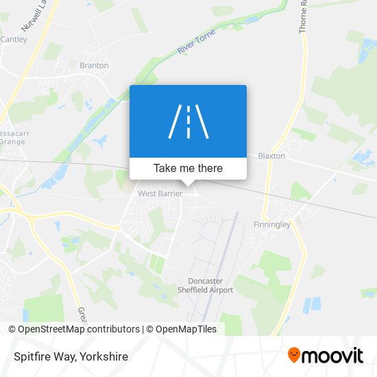 Spitfire Way map