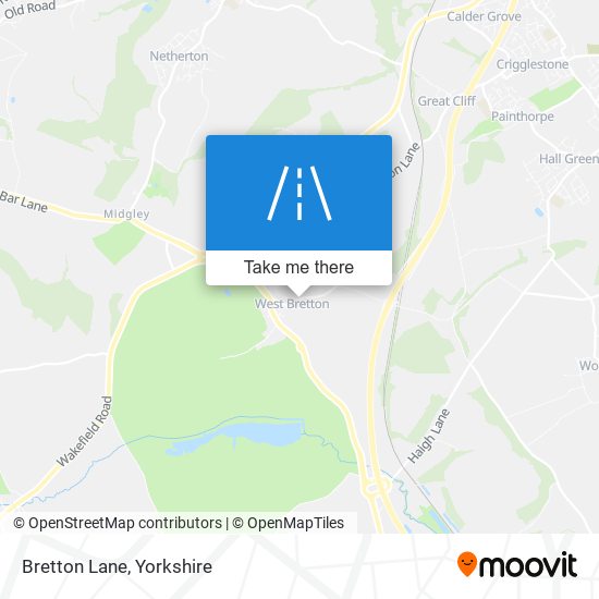 Bretton Lane map