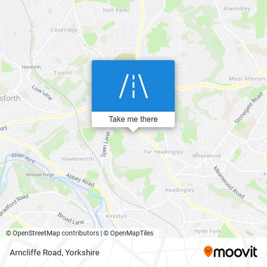 Arncliffe Road map