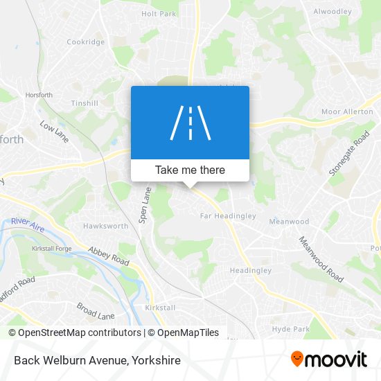 Back Welburn Avenue map