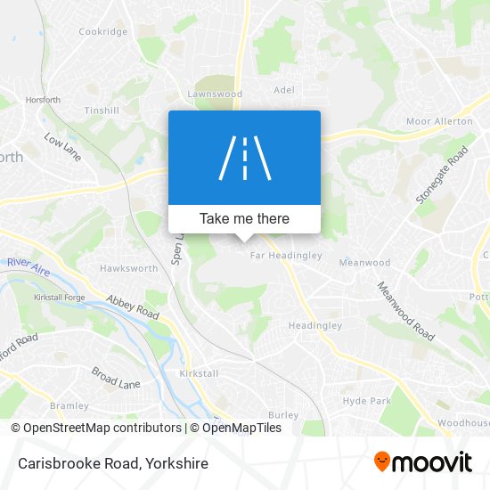 Carisbrooke Road map