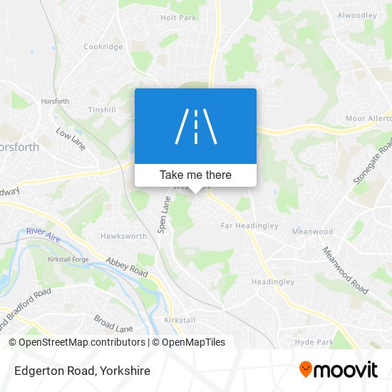 Edgerton Road map