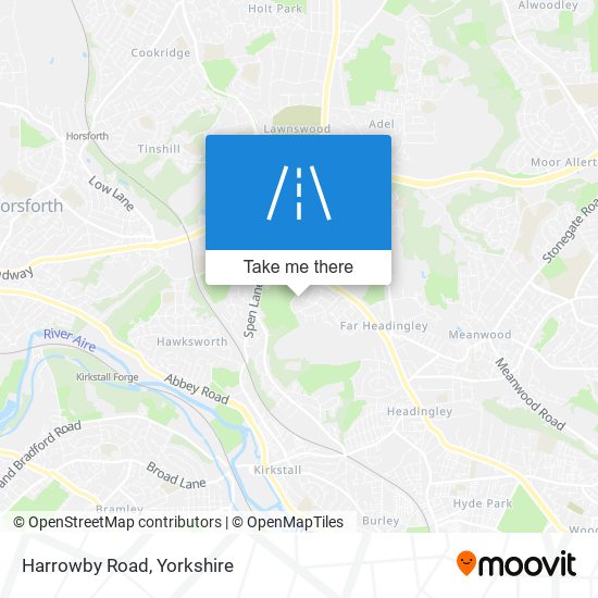 Harrowby Road map