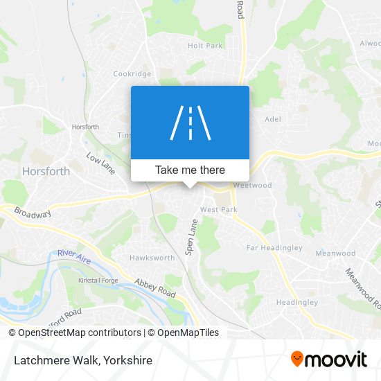 Latchmere Walk map