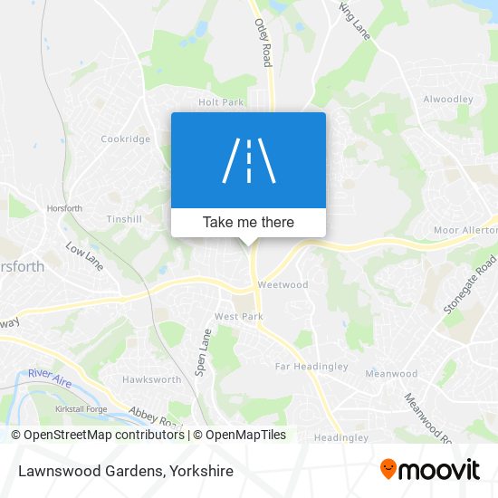 Lawnswood Gardens map
