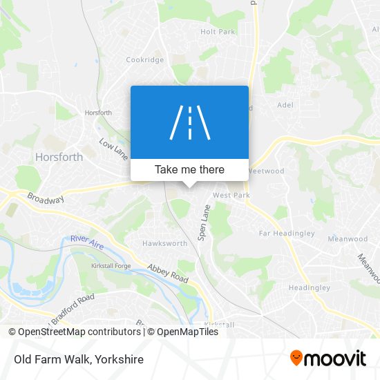 Old Farm Walk map