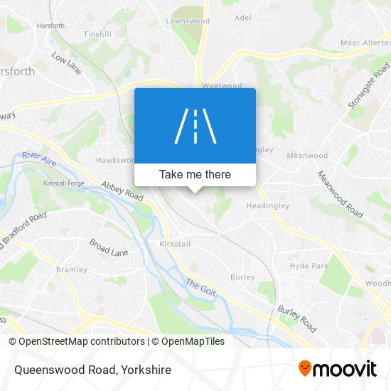 Queenswood Road map