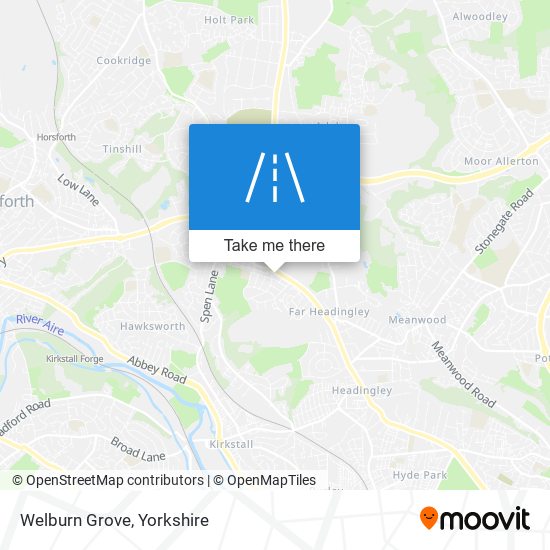 Welburn Grove map
