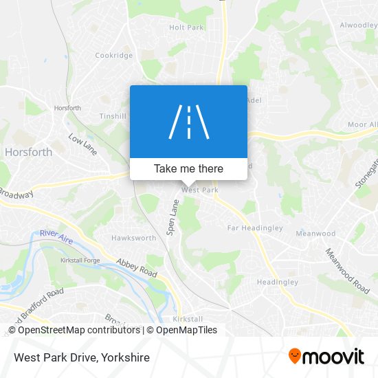 West Park Drive map