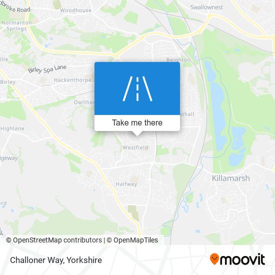 Challoner Way map