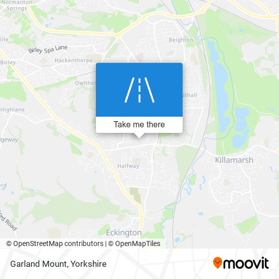 Garland Mount map