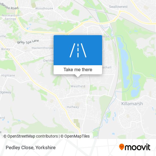 Pedley Close map