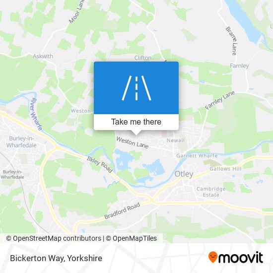 Bickerton Way map