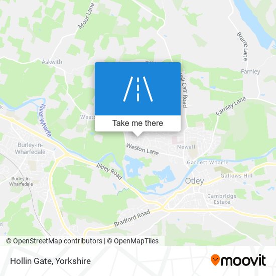 Hollin Gate map