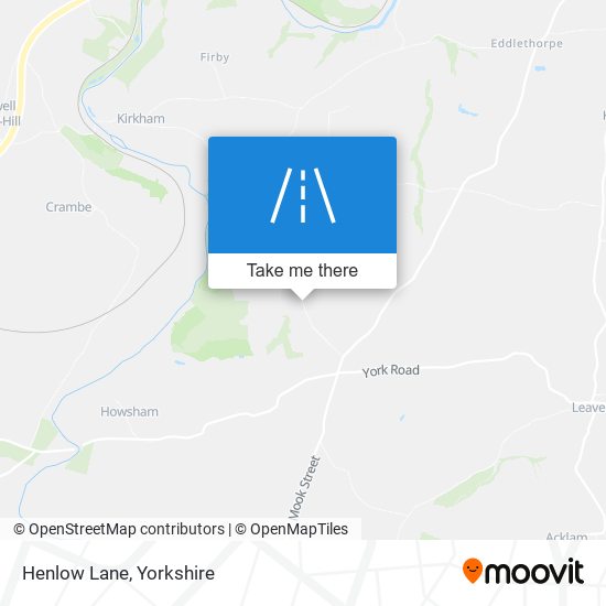 Henlow Lane map
