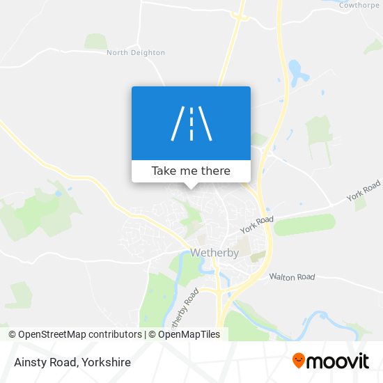 Ainsty Road map