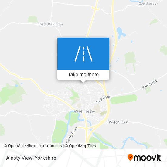 Ainsty View map