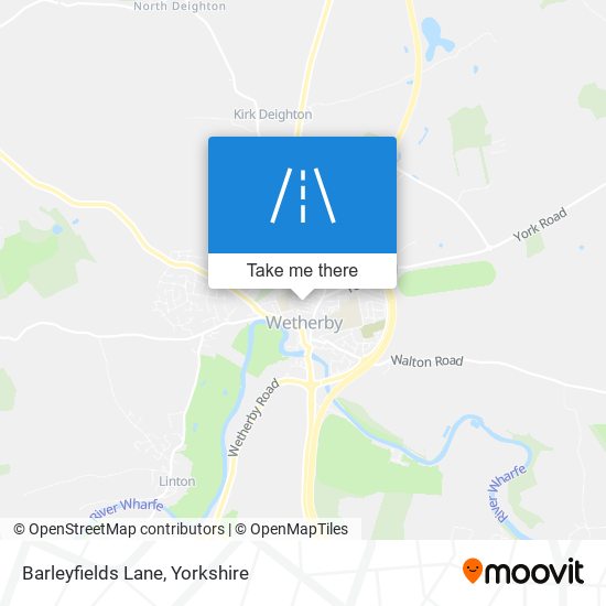 Barleyfields Lane map