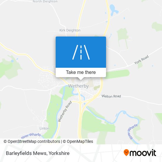 Barleyfields Mews map