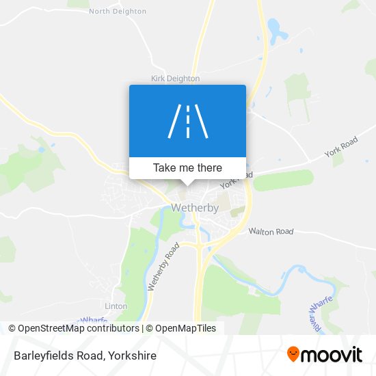 Barleyfields Road map