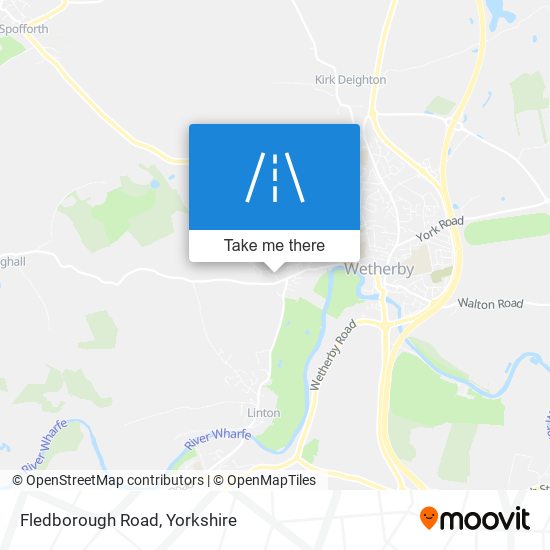 Fledborough Road map