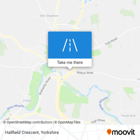 Hallfield Crescent map