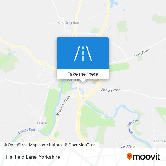 Hallfield Lane map