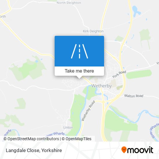 Langdale Close map