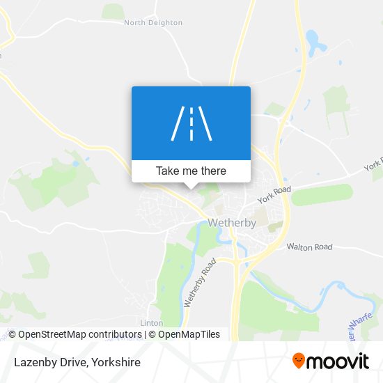 Lazenby Drive map